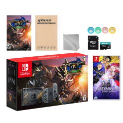 Nintendo Switch Monster Hunter Limited Console Set Plus Monster Hunter Rise Deluxe Edition